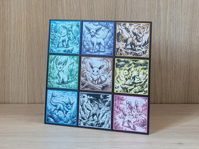 *NEW!* Eeveelution Pokemon Hueforge & Frame V2