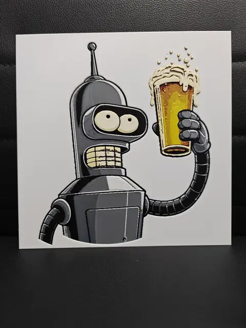 HueForge model: Bender by TheHueforgeLady