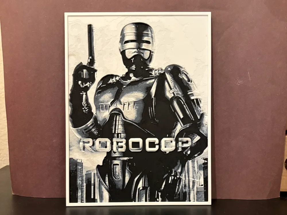 Robocop Hueforge by Estiv HueForge model: Robocop Hueforge by Estiv