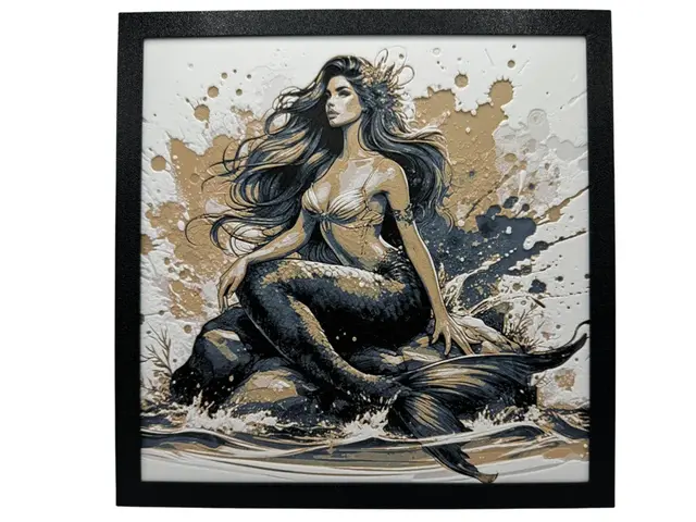 HueForge model: Mermaid Hueforge by Canadian Gamer