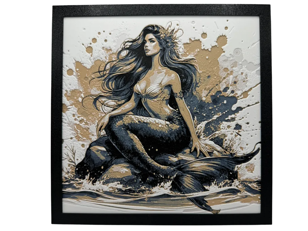 Mermaid Hueforge by Canadian Gamer HueForge model: Mermaid Hueforge by Canadian Gamer