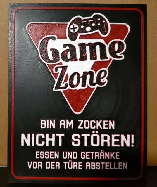 HueForge model: Game Zone (HueForge) by Asgar3D