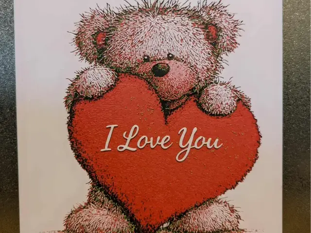 HueForge model: Valentines I love you bear - hueforge by 3dGlow