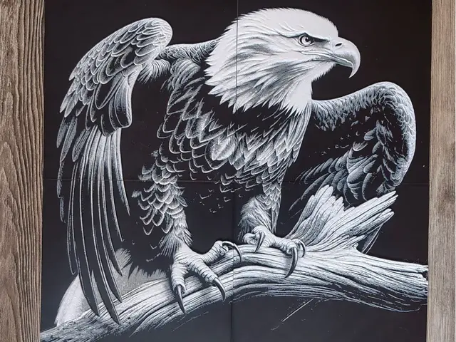HueForge model: Eagle (4 part) HueForge by fD.667