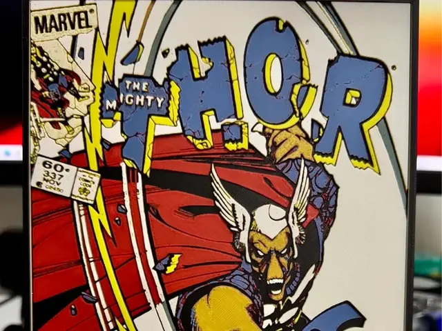 HueForge model: Thor #337 (1983) Beta Ray Bill Simonson Cover HF by Strata Prints