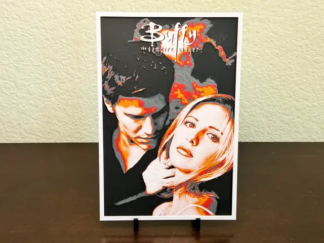 HueForge model: Buffy & Angel Hueforge - Buffy the Vampire Slayer by Artful Creator
