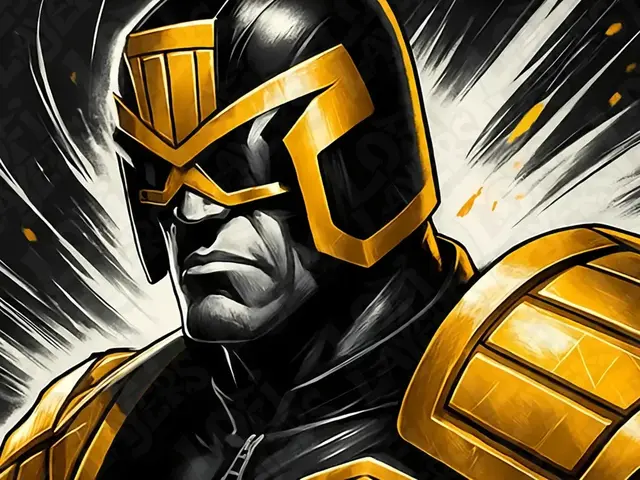 HueForge model: Judge Dredd Hueforge by LoFi Layers