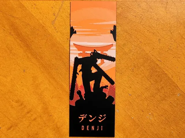 Denji Chainsaw Man Bookmark - 4 Colours