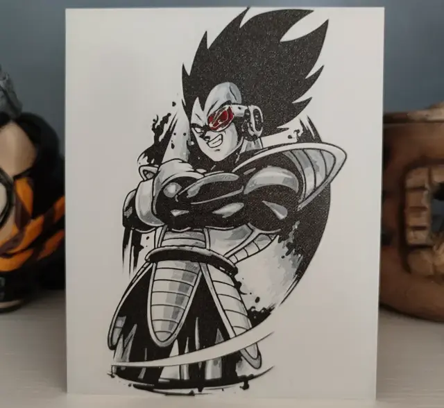 HueForge model: Hueforge Vegeta by Litolunar