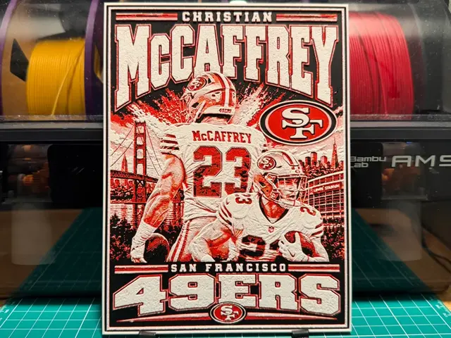 Christian McCaffrey Poster