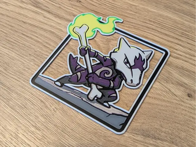 HueForge model: Custom Marowak Hueforge by Nextopia