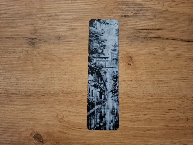 HueForge model: Asian streets bookmark - hueforge by EternalDesigns3D