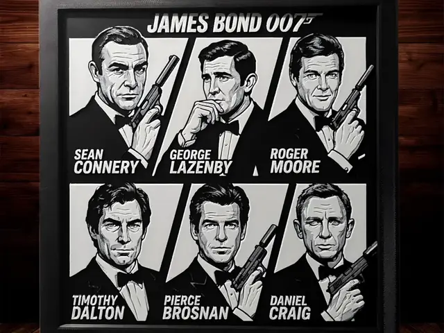 HueForge model: Bond(s), James Bond(s)  200x200 Hueforge by Side Quest Hues