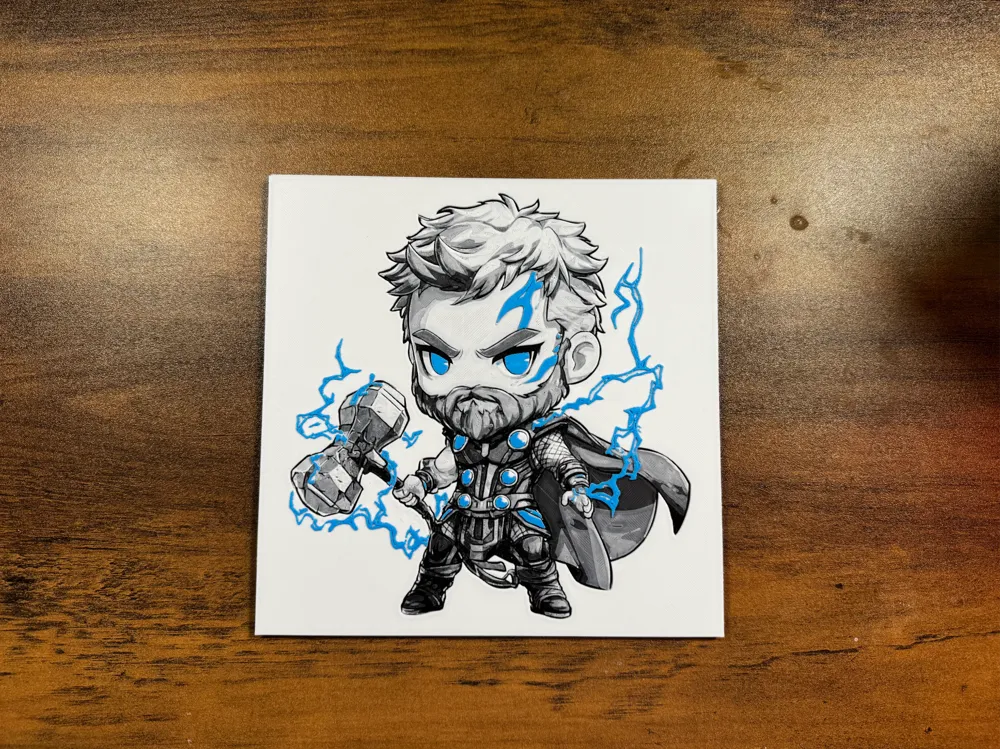 Chibi Thor – God of Thunder Print by 3D Prints By Vic HueForge model: Chibi Thor – God of Thunder Print by 3D Prints By Vic