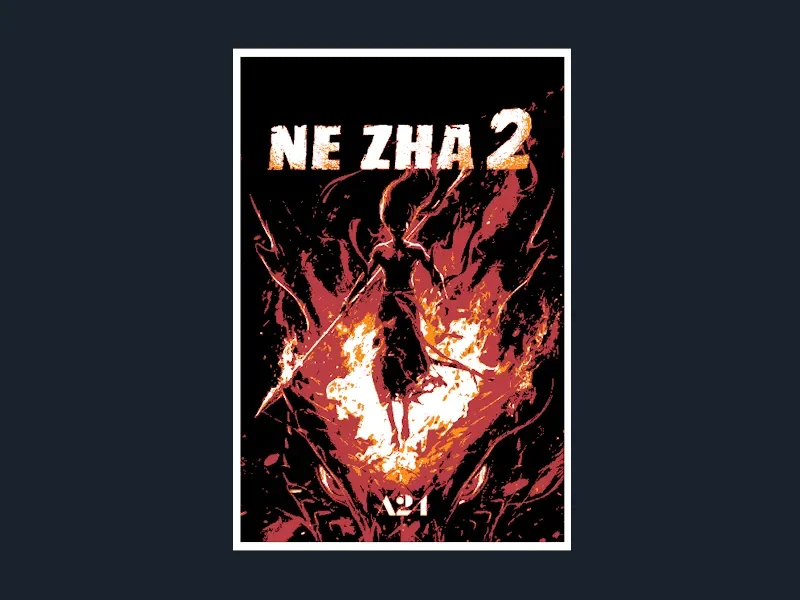 Ne Zha 2 (Movie Poster - HueForge) by HugheCraft HueForge model: Ne Zha 2 (Movie Poster - HueForge) by HugheCraft