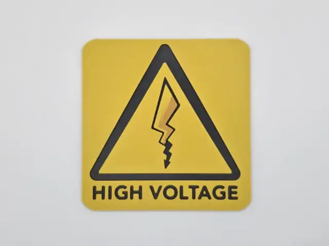 HueForge model: Sign Pikachu High Voltage by Kactus Fpv