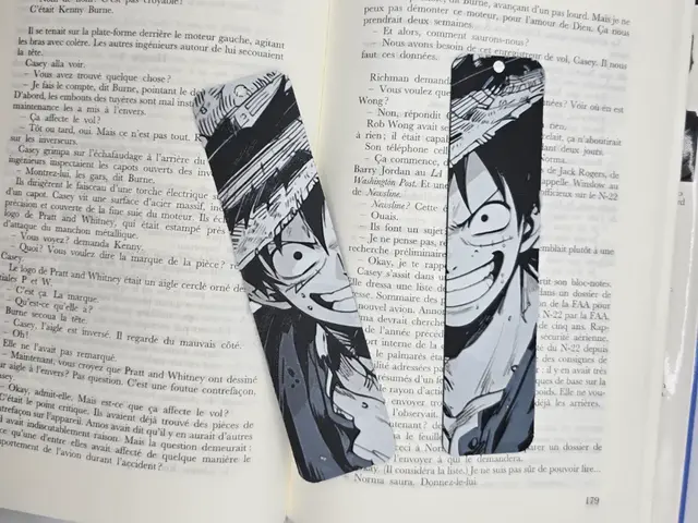HueForge model: Bookmark Luffy by Kactus Fpv