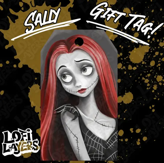 HueForge model: Sally Gift Tag Hueforge by LoFi Layers