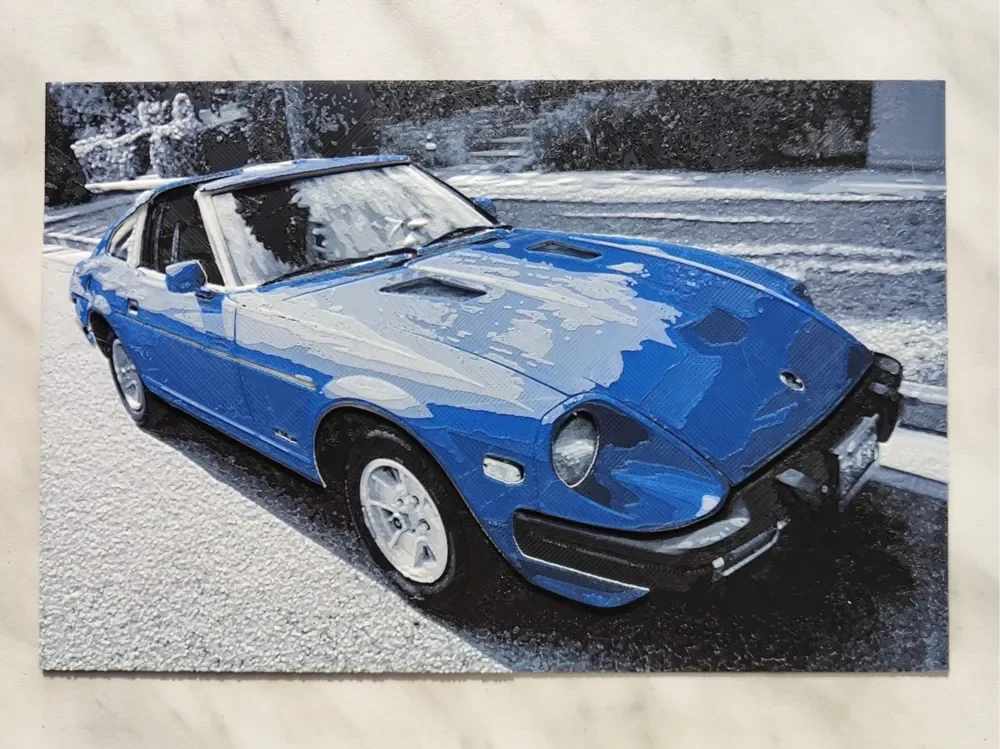 Datsun 240ZX - 1980 - Hueforge by BeaN HueForge model: Datsun 240ZX - 1980 - Hueforge by BeaN