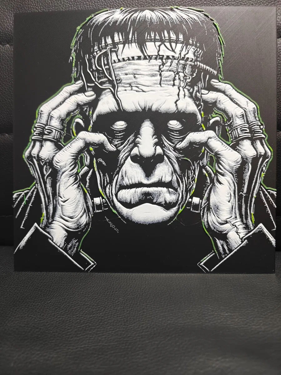 Frankenstein Monster by TheHueforgeLady HueForge model: Frankenstein Monster by TheHueforgeLady