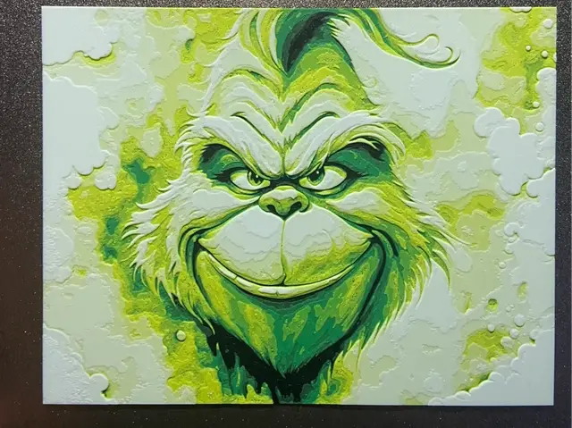 HueForge model: The Grinch by Morganja