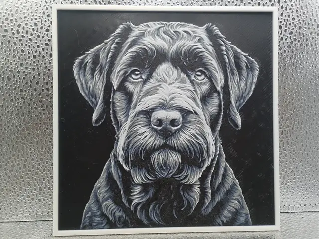 HueForge model: Black Russian Terrier - Hueforge by Borishotch Industries