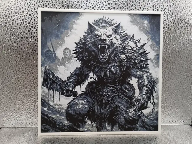 HueForge model: Gnoll – Hueforge Fan Art by Borishotch Industries