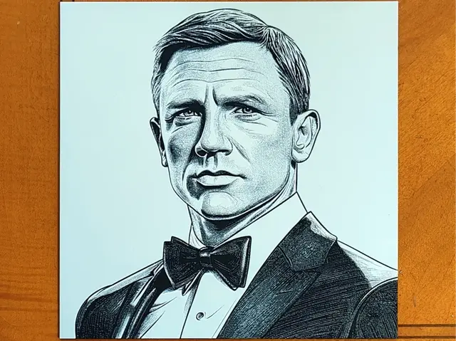 HueForge model: James Bond 007 - Daniel Craig Hueforge - 3 Colours by Sarge