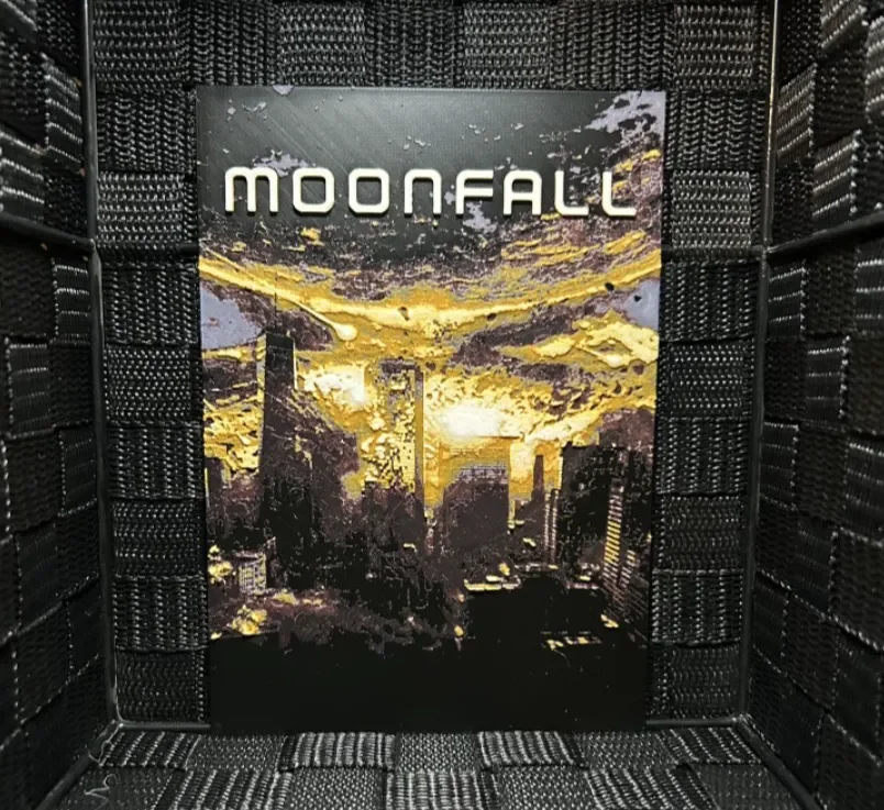 Hueforge Movie Poster - Moonfall - by JoDau HueForge model: Hueforge Movie Poster - Moonfall - by JoDau