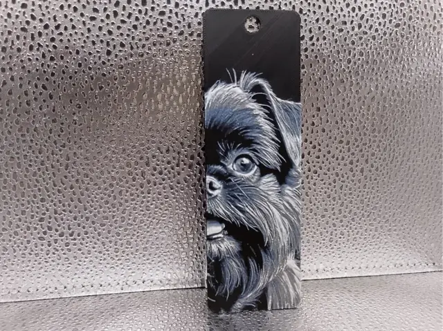 HueForge model: Affenpinscher Bookmark – Hueforge by Borishotch Industries