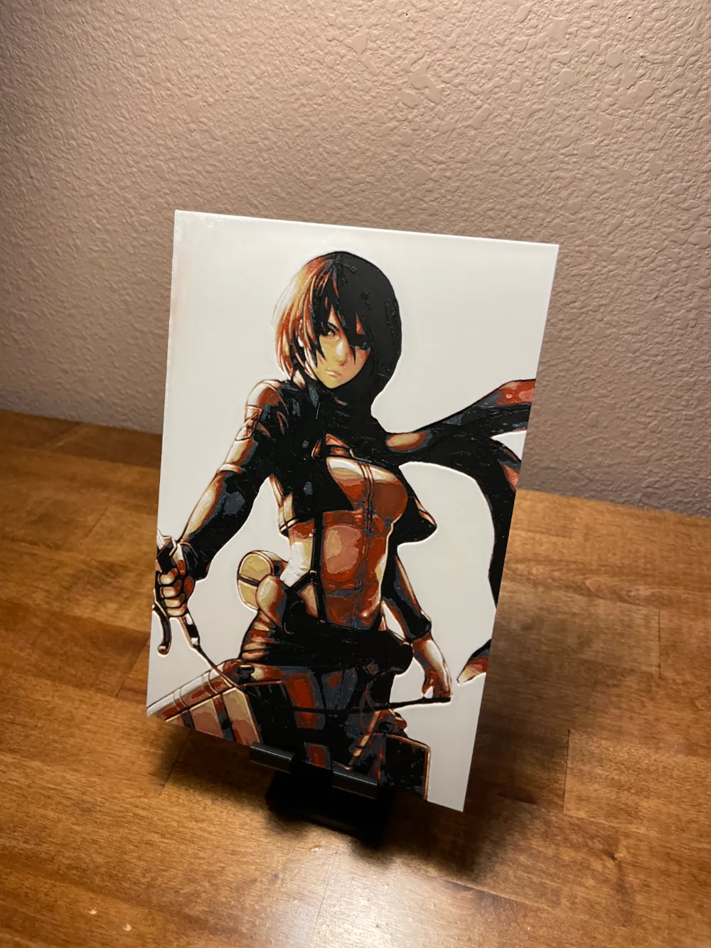 Hueforge - Attack on Titan - Mikasa White by Cloudy Nostalgia HueForge model: Hueforge - Attack on Titan - Mikasa White by Cloudy Nostalgia