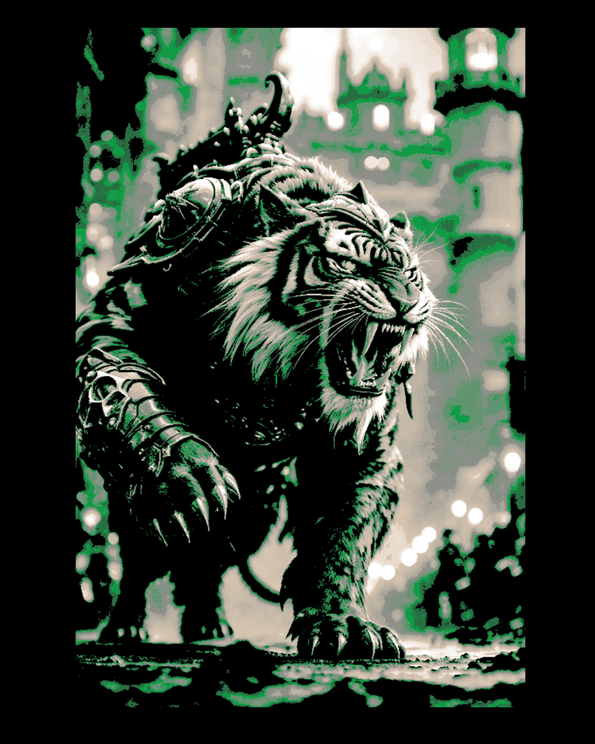 He-man's trusty partner, the great Battle Cat from Masters of the Universe by BooneCo3d HueForge model: He-man's trusty partner, the great Battle Cat from Masters of the Universe by BooneCo3d