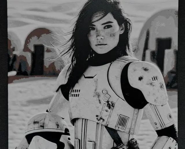 Miss Stormtrooper HueForge