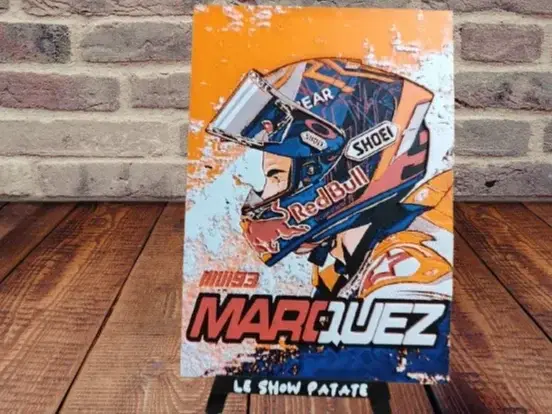HueForge model: Marc Marquez (MotoGP) Hueforge by leshowpatate