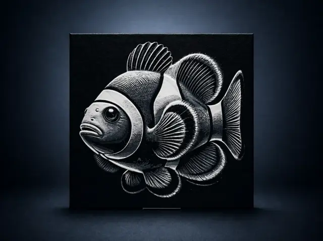 HueForge model: Clownfish by Aleksandr