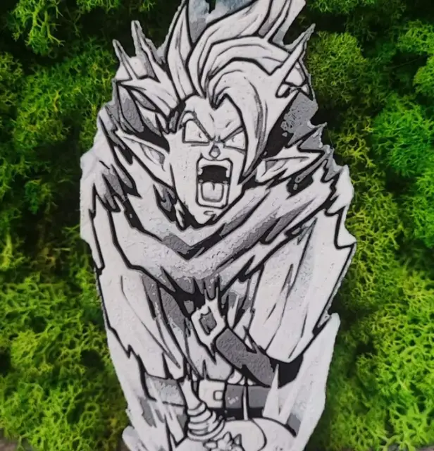 HueForge model: Dragon ball Z by Garuda3D