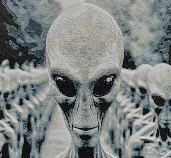 HueForge model: ExtraTerrestrial II. HueForge by fD.667