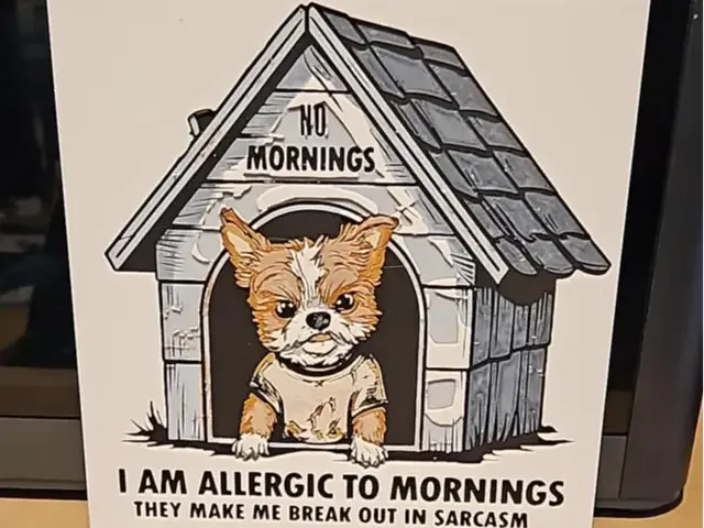 HueForge model: Morning Allergy - funny Sarcastic hueforge - by 3dGlow