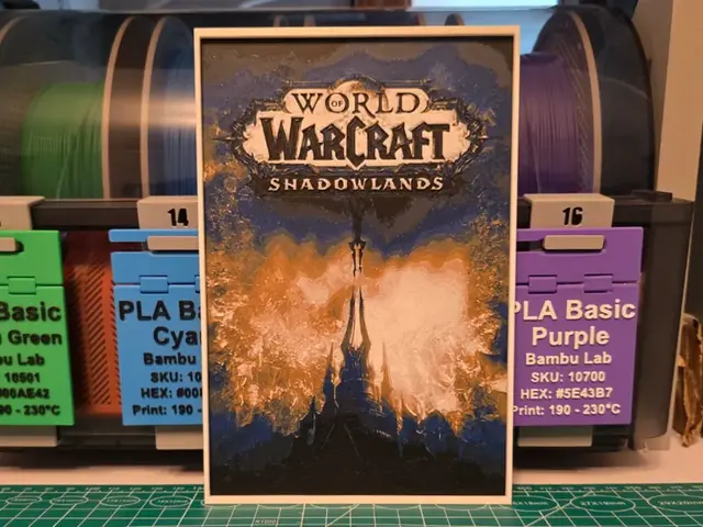 HueForge model: World of Warcraft: Shadowlands - Hueforge Art by Lumpy3D