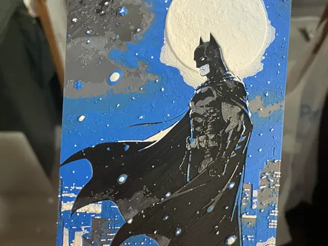 HueForge model: Batman Over Looking Gotham by Advancedtechworldwide
