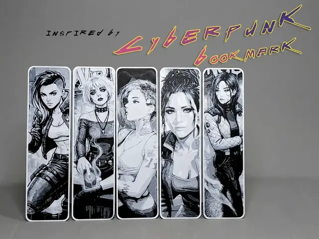 HueForge model: Inspired by Cyberpunk 2077 Bookmark collection by Danz