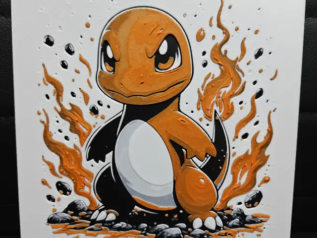 HueForge model: Charmander by TheHueforgeLady
