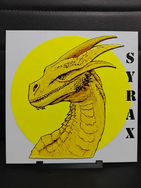 HueForge model: Syrax by TheHueforgeLady