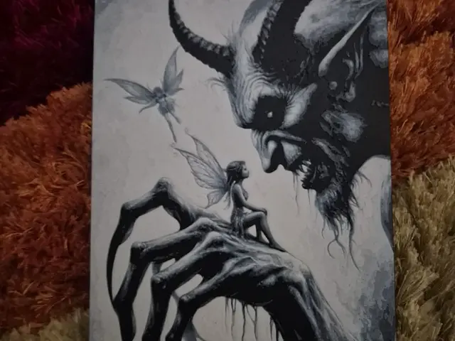 The devil and tinkerbell hueforge