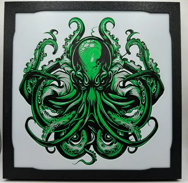 HueForge model: Kraken by Canadian Gamer