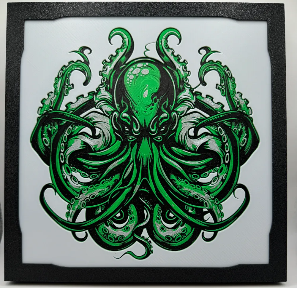 Kraken by Canadian Gamer HueForge model: Kraken by Canadian Gamer