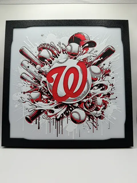 HueForge model: Washington Nationals - MLB Hueforge by Canadian Gamer