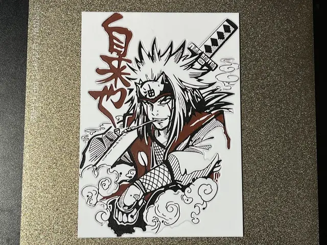 HueForge model: Jiraiya Naruto Hueforge by FantasyZ