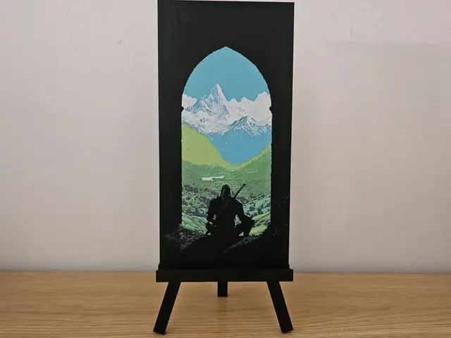 HueForge model: Witcher Geralt Nature Hueforge by Opao