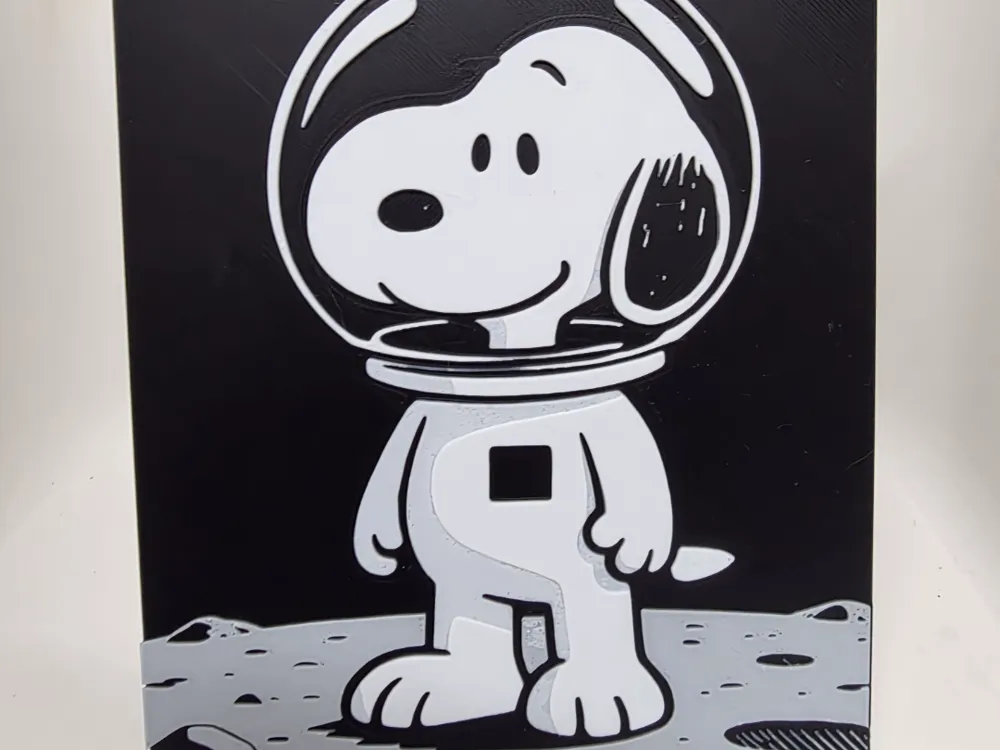 Snoopy Hueforge by Morganja HueForge model: Snoopy Hueforge by Morganja